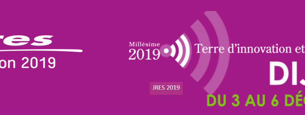 JRES 2019 - Dijon - registration is open | GÉANT CONNECT ...