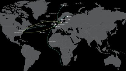 NEA3R - International Networks at IU helps build trans-Atlantic research network infrastructure