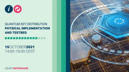 GÉANT infoshare - Quantum Key Distribution Physical implementation and testbed