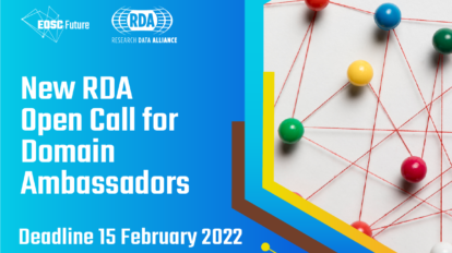 EOSC Future announces RDA Open Call for Domain Ambassadors