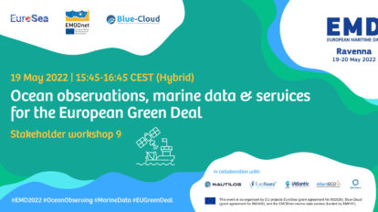EMD2022 Workshop EU Green Deal EuroSea EMODnet Blue-Cloud