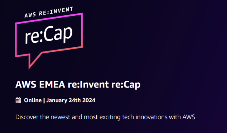 AWS re:Invent re:Cap Online Events 24th January | GÉANT CONNECT Online