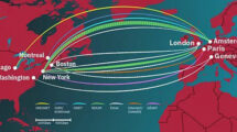 Map of the Advanced North Atlantic (ANA) Consortium links and capacity. The green dashed link represents the new NEA3R upgraded circuit.