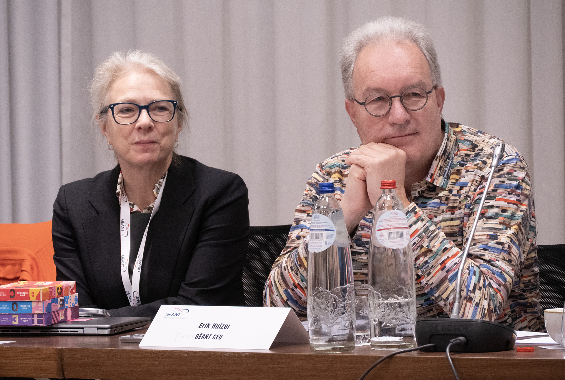 Lise Fuhr and Erik Huizer at the GÉANT General Assembly (GA) - November 2024