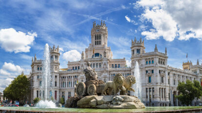 Cibeles fountain in Madrid