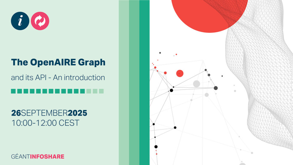 GÉANT infoshare - the OpenAIRE Graph and its API - an Introduction. 26 September 2025