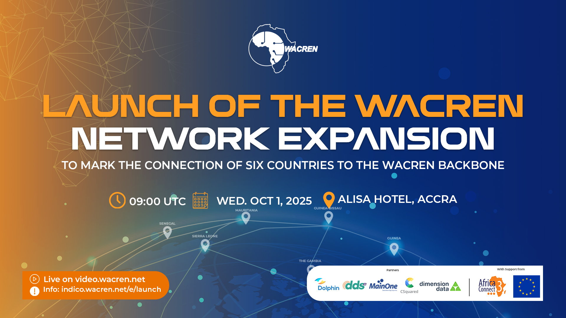 WACREN connects six new countries and sets foundation for climate programme  | GÉANT CONNECT Online