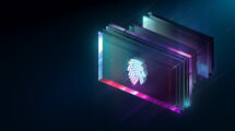 trust and identity concept. Fingerprint on modern screen
