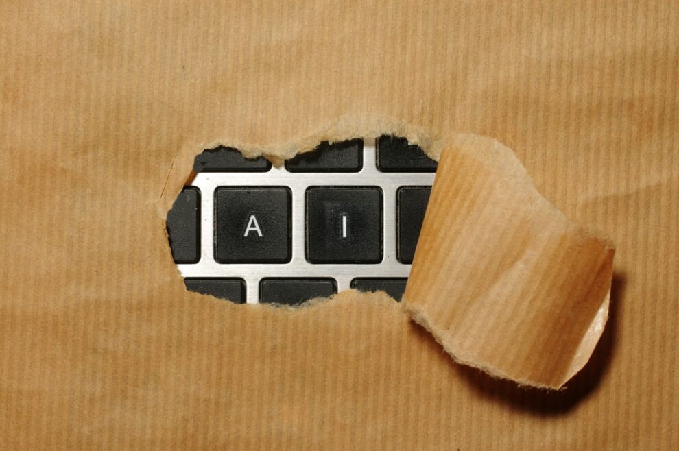 A and I keys on a keyboard