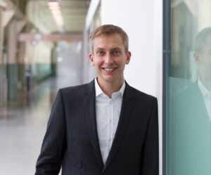 Smiling man in a suit
