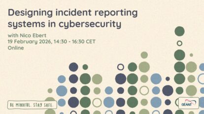 Banner about a cybesrecurity webinar and workshop