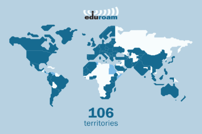 eduroam map - January 2026