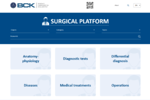 Screenshot of surgical platform