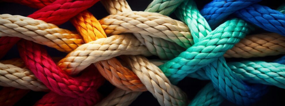 Colourful rope