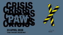 Banner about nline crisis management event called PAW