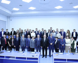 Group photo at a conference