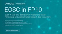 EOSC in FP10 - EOSC-A calls for a distinct Work Programme-based partnership for EOSC in FP10