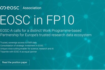 EOSC in FP10 - EOSC-A calls for a distinct Work Programme-based partnership for EOSC in FP10
