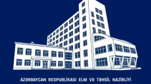 Graphic banner in Azeri language about the IIT in Azerbaijan