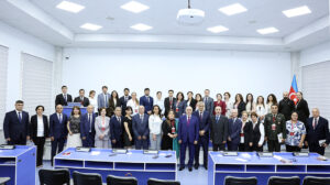 Group photo at a conference