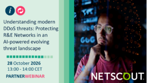 [Partner Webinar] Understanding modern DDoS threats: Protecting R&E Networks in an AI-powered evolving threat landscape