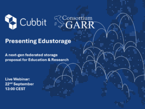Partner Webinar: GARR and Cubbit Introducing Edustorage