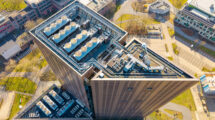 Aerial view of Amsterdam Science Park