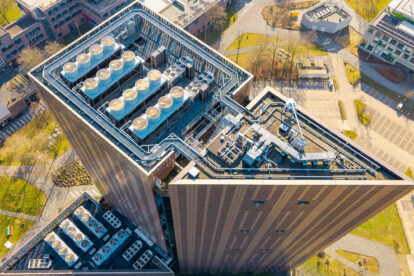 Aerial view of Amsterdam Science Park