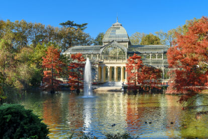 crystal palace of El Retiro park,Madrid,Spain