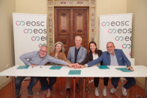 Execs at an official MoU signature 