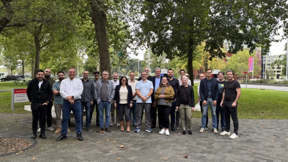Group photo outdoors
