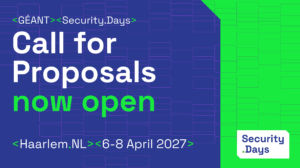 Security Days 2027 conference Call for Proposals banner