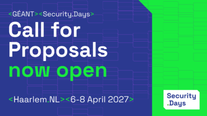 Security Days 2027 conference Call for Proposals banner
